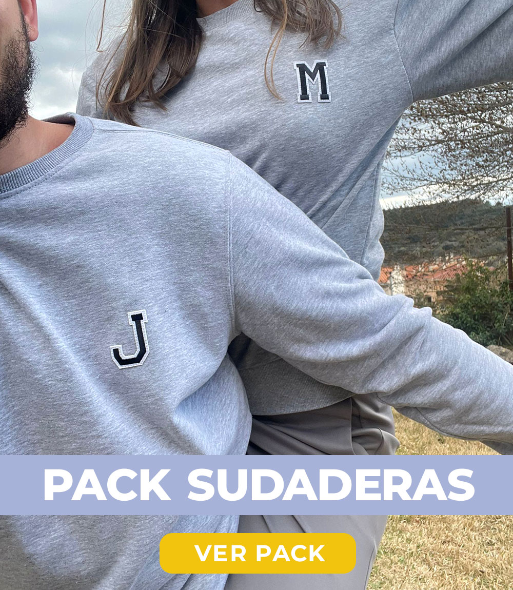 Pack de sudaderas con iniciales