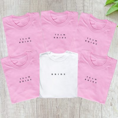 Camisetas para despedida de soltera Team Bride