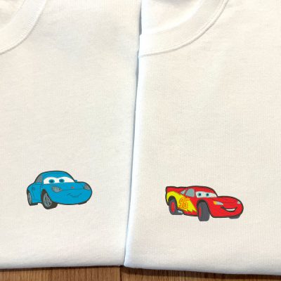 Sudadera Rayo McQueen y Sally de Cars