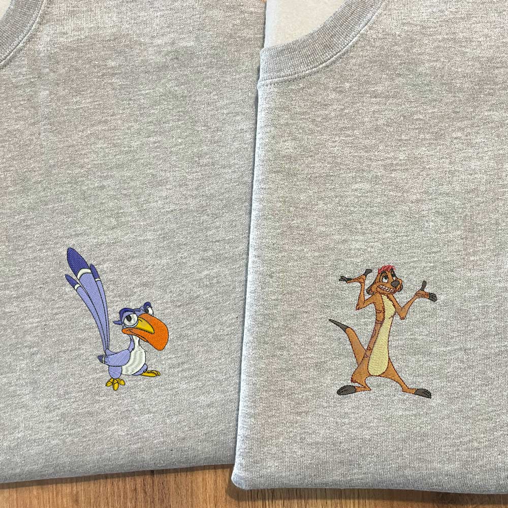 Sudadera El Rey León con Zazú y Timón