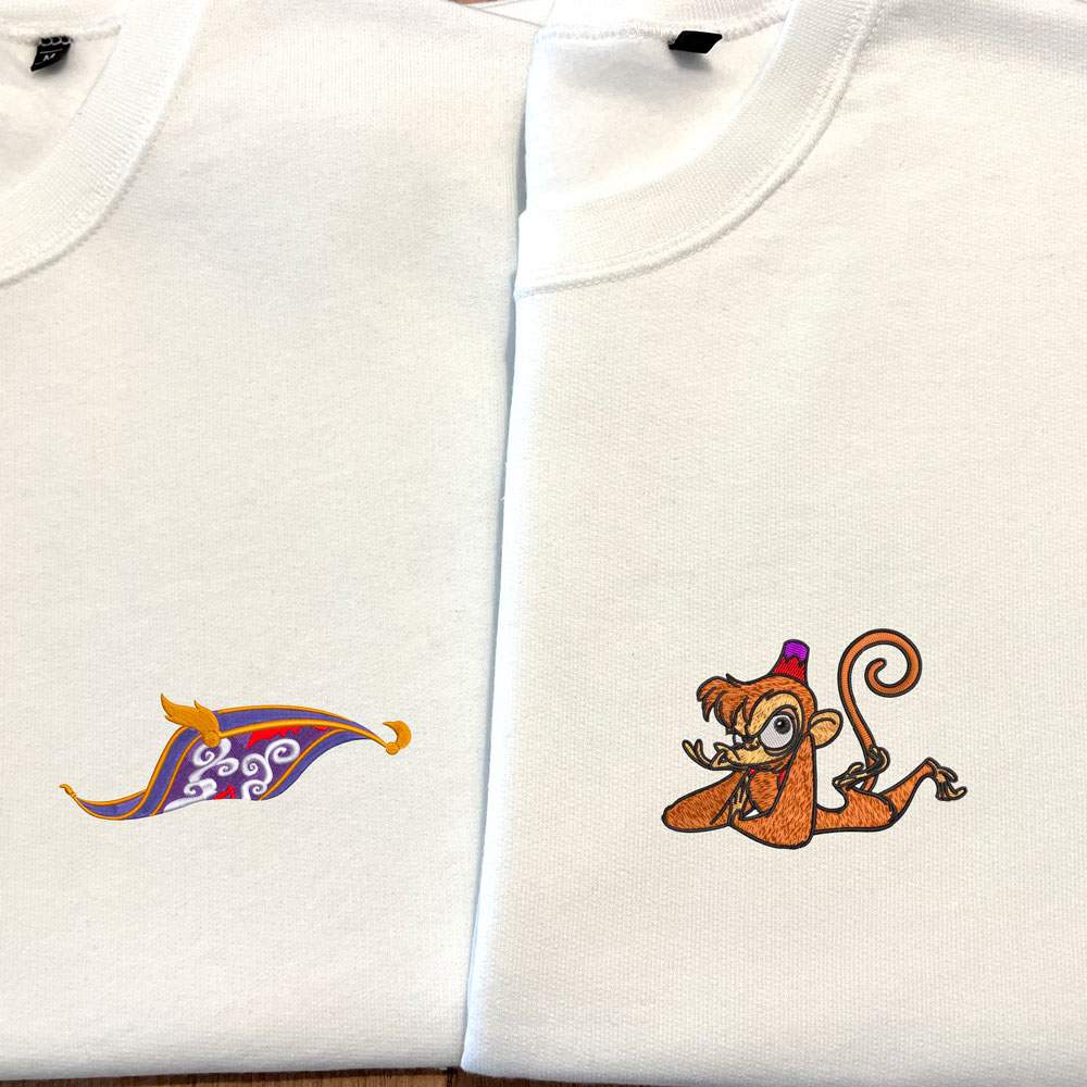 Sudaderas personalizadas con Abu y alfombra mágica de Aladdín