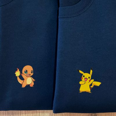 Sudaderas Pokémon con Pikachu y Charmander