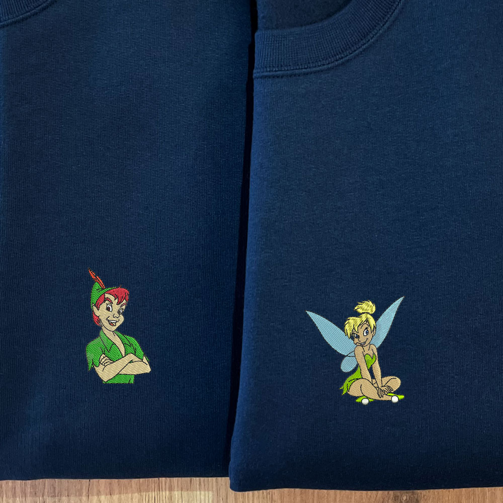 Sudaderas de Peter Pan y Campanilla