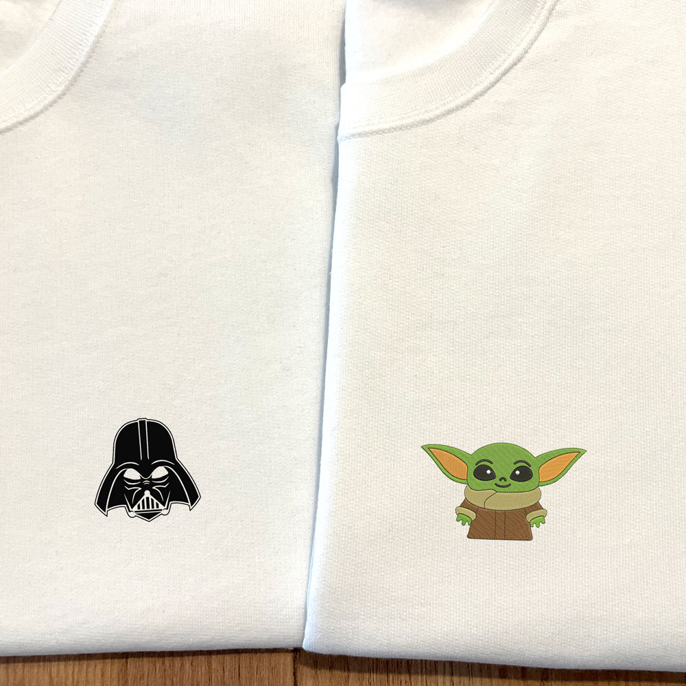 Sudaderas Star Wars con Baby Yoda y Darth Vader