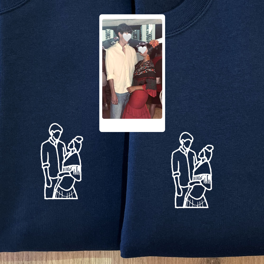Silueta en sudadera