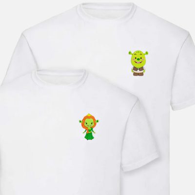 Camiseta Shrek y Fiona