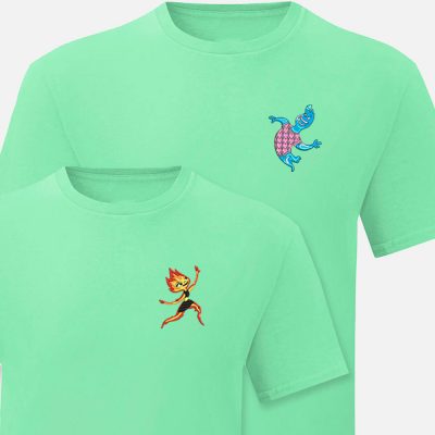 Camisetas Elemental personalizadas con Ember y Wade