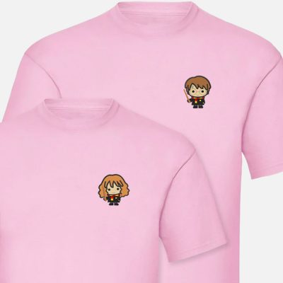 Camisetas de Harry Potter con Harry y Hermione