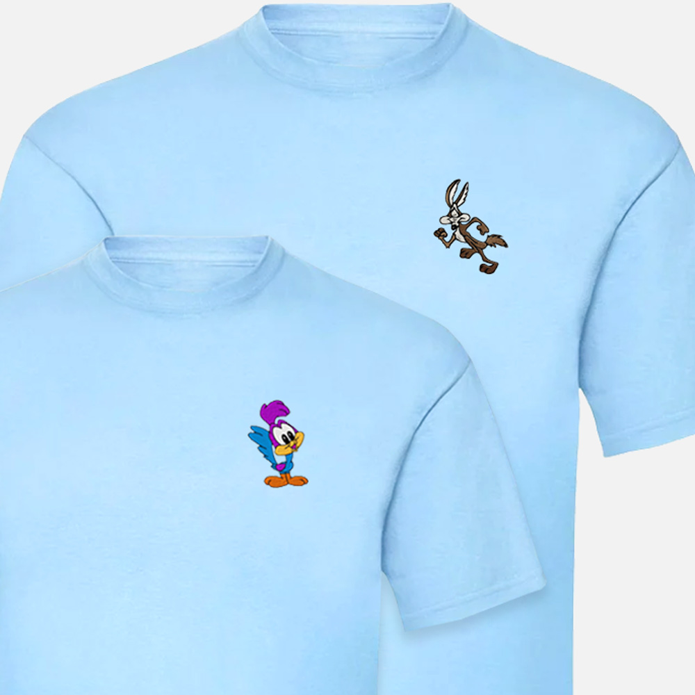 camisetas-looney-tunes-coyote-correcaminos Camisetas de Correcaminos y Coyote de Looney Tunes