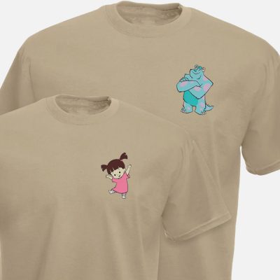 Camisetas de Monstruos SA con Sulley y Boo