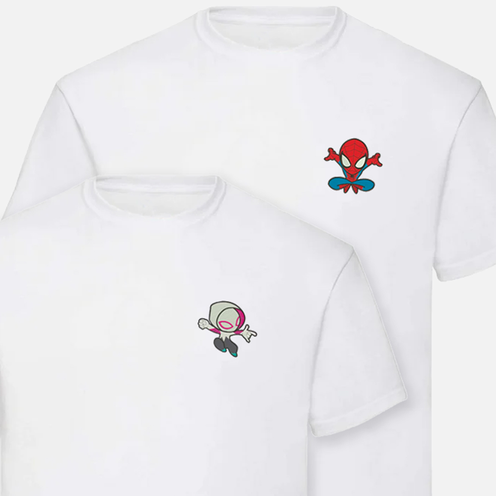 Camisetas Spiderman y Gwen
