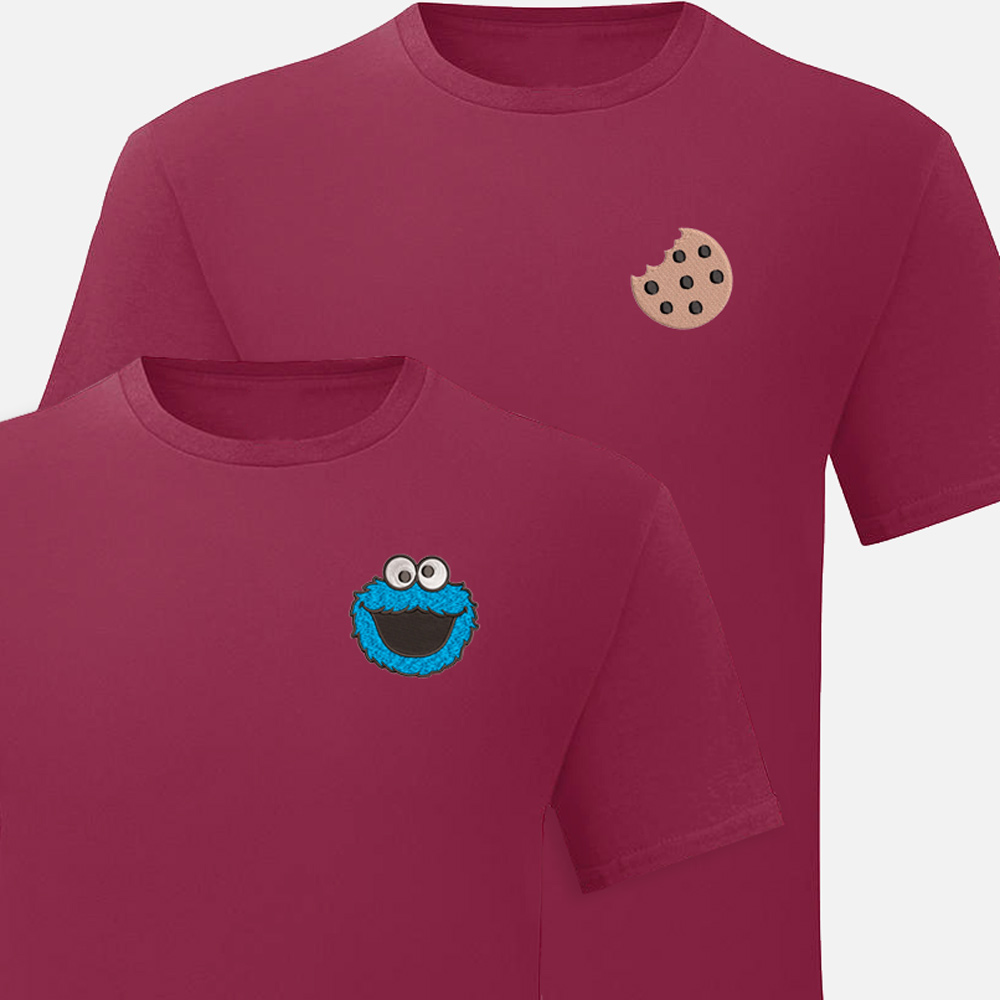 Camisetas El monstruo de las galletas de Barrio Sésamo