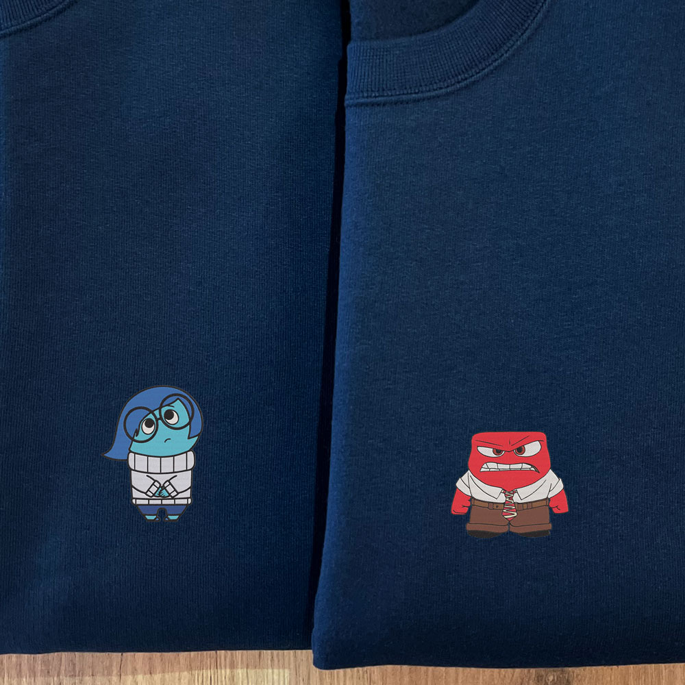 Sudadera Inside Out con Tristeza e Ira
