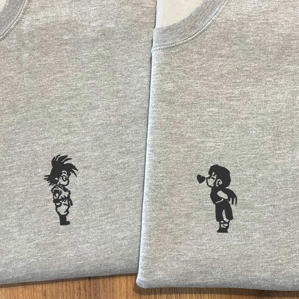 Sudaderas Dragon Ball con Goku y Milk