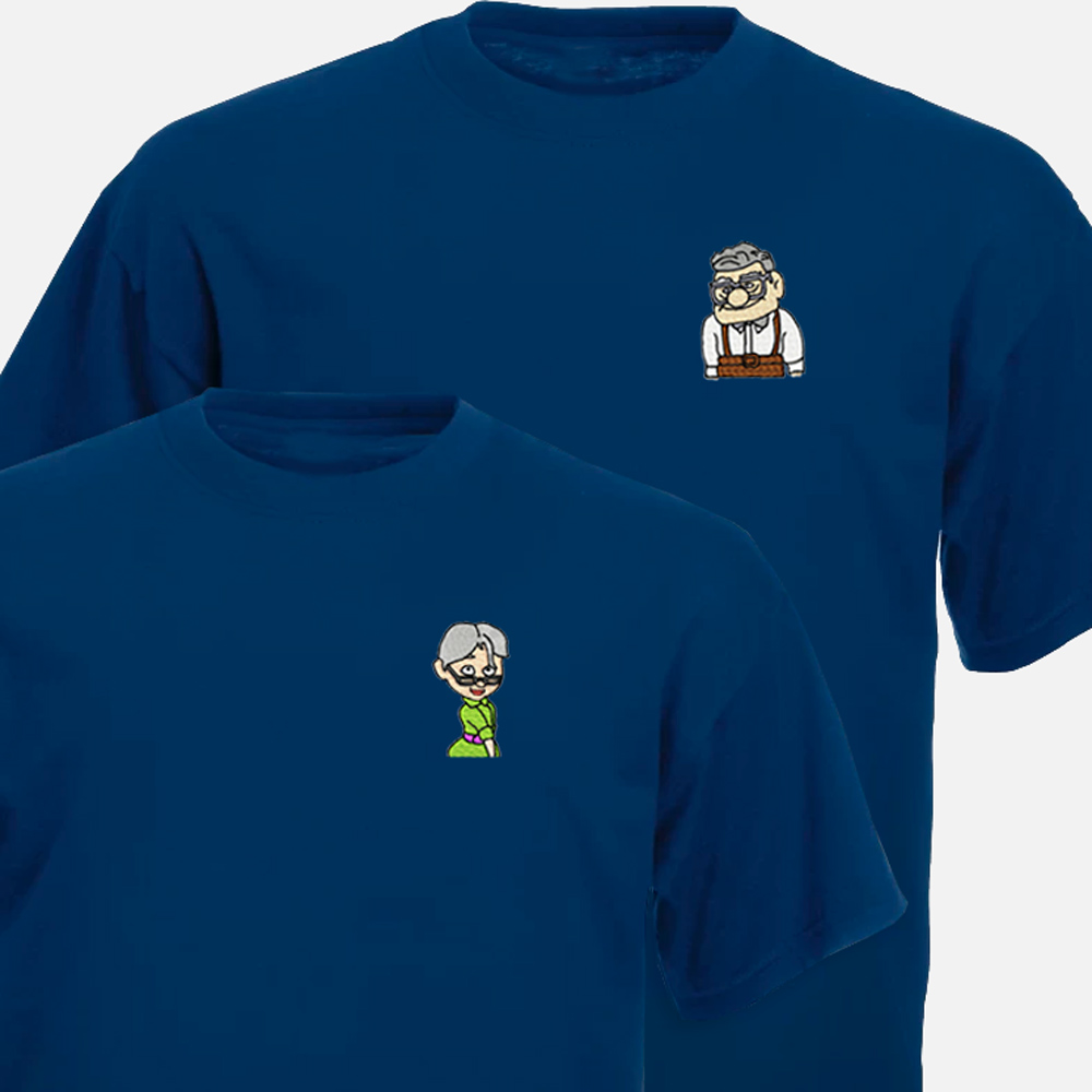 Camisetas Up con Ellie y Carl