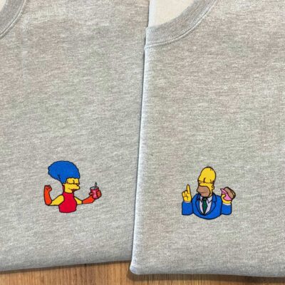 Sudadera Simpson con Homer y Marge