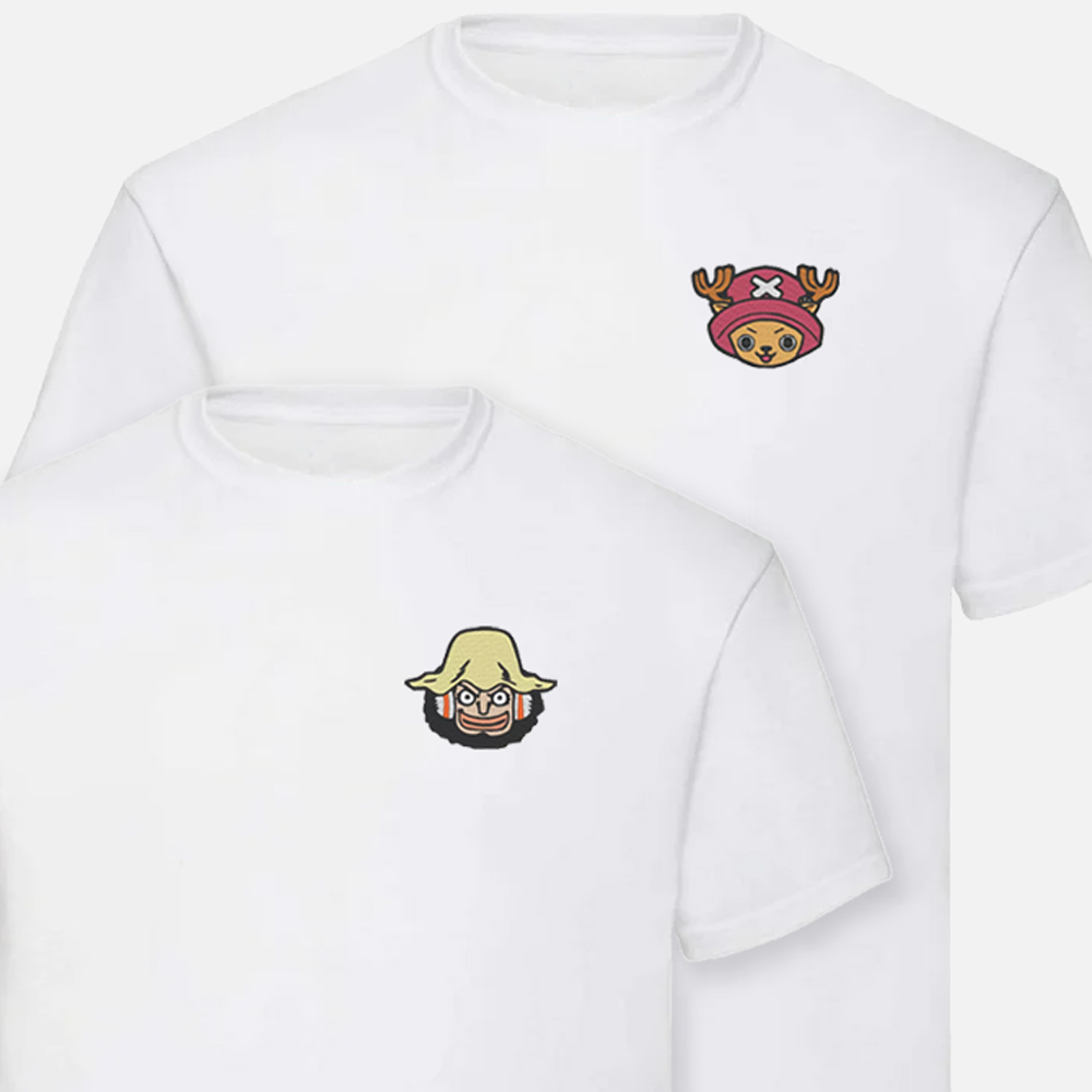 One Piece camiseta con Usopp y Chopper