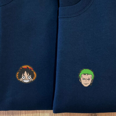 Sudadera One Piece con Luffy y Zoro