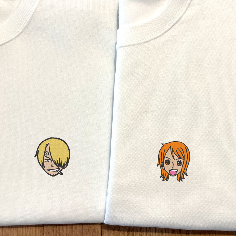 Sudaderas One Piece con Sanji y Nami