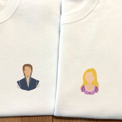 Sudaderas Enredados con Rapunzel y Flynn